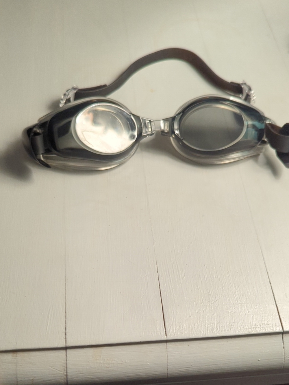 Kids Swim Goggles - Black Mirror Lenses